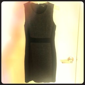 Theory black and grey work dress: Size 4.